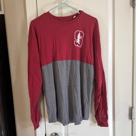 “FEAR THE NERDS” Stanford Long Sleeve Tee - Picture 1 of 5